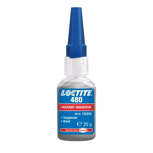 Loctite 480 ütésálló pillanatragasztó fém/fém, fém/gumi és mágnes ragasztásához 20 gr