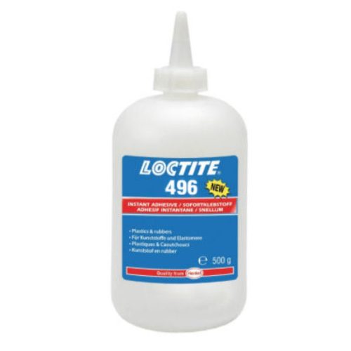 Loctite 496 pillanatragasztó fémek ragasztására 500 gr