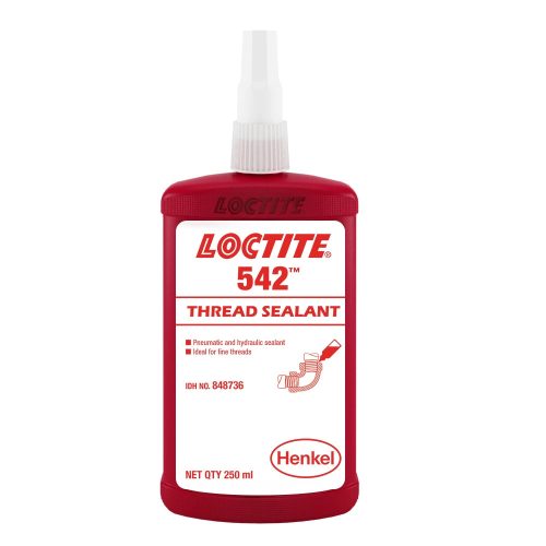 Loctite 542 menettömítő elsősorban hidraulikus rendszerekhez 250 ml