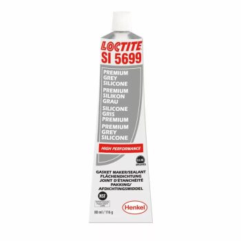   Loctite SI 5699 szürke színű víz- és glikolálló felülettömítő szilikon 80 ml