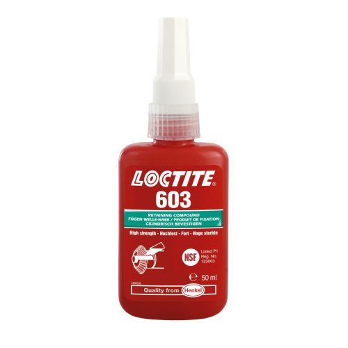 Loctite 603 nagy szilárdásgú csapágyrögzítő 50 ml kiszerelésben