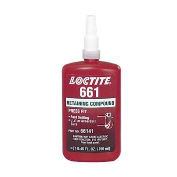   Loctite 661 nagy szilárdságú, UV-vel is köthető, tartós hőhatást tűrő rögzítő 250 ml