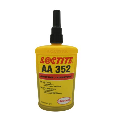 Loctite AA 352 nagy viszkozitású, szívós, vegyszerálló UV ragasztó 250 ml