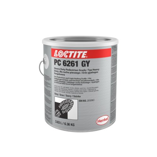 Loctite PC 6261 GY szürke színű 1K csúszásgátló epoxy bevonat 6.36 kg