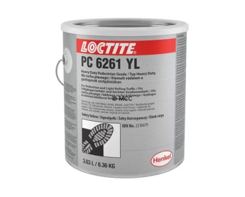 Loctite PC 6261 YL sárga színű 1K csúszásgátló epoxy bevonat 6.36 kg