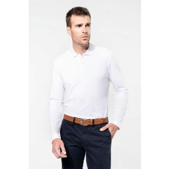 Kariban PK202 férfi hosszú ujjú Supima póló