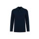 Kariban PK202 férfi hosszú ujjú Supima póló - deep navy szín