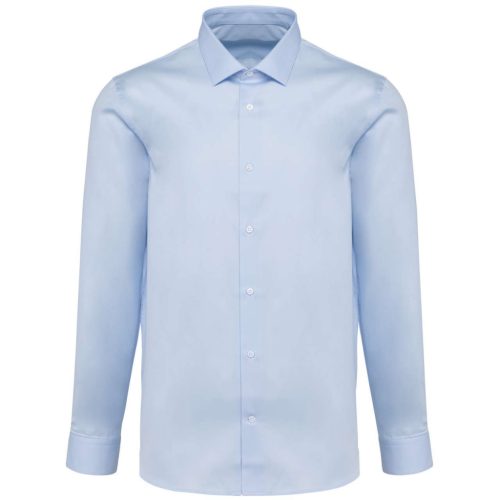 Kariban PK506 férfi hosszú ujjú Twill ing - essential light blue szín