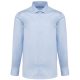 Kariban PK506 férfi hosszú ujjú Twill ing - essential light blue szín