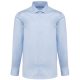 Kariban PK506 férfi hosszú ujjú Twill ing - essential light blue szín