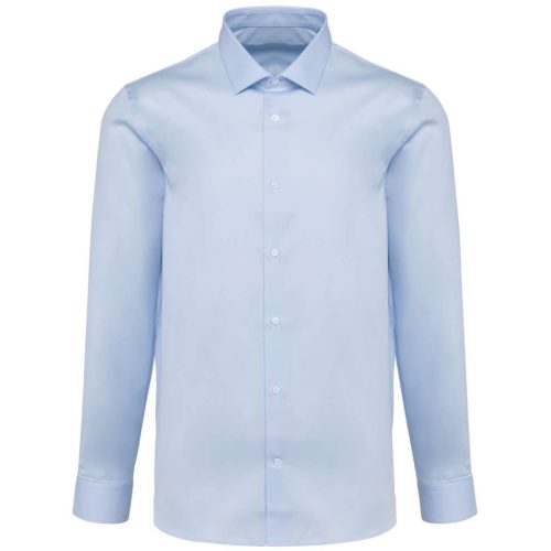 Kariban PK506 férfi hosszú ujjú Twill ing - essential light blue szín