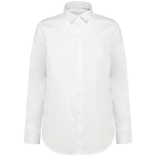Kariban PK507 női hosszú ujjú Twill ing - white szín