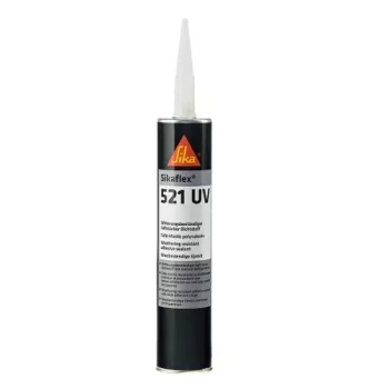  Sikaflex 521 UV időjárásálló ragasztó és tömítő világosszürke színben 300 ml