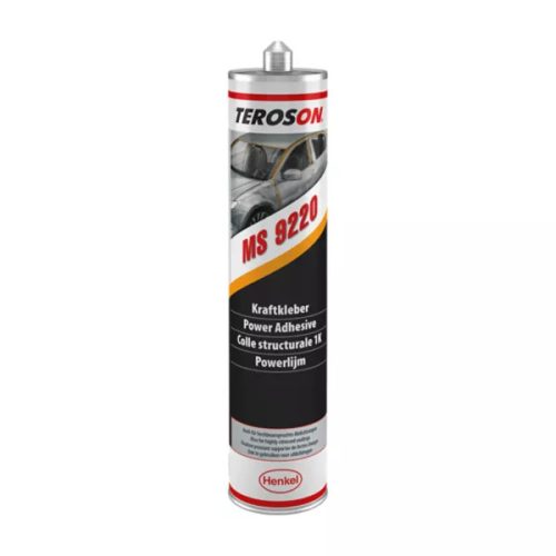 Teroson MS 9220 BK rugalmas MS ragasztó, nagy modulusz, fekete 310 ml