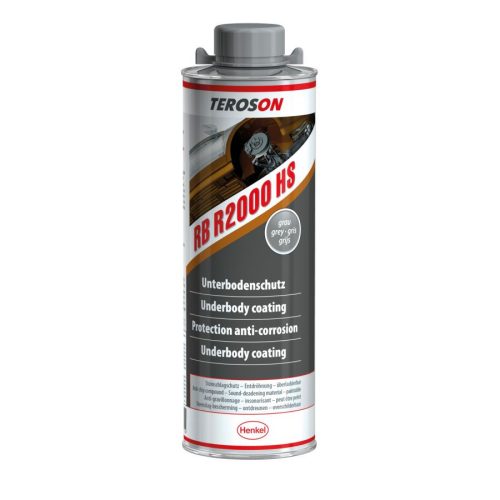 Teroson RB R2000 HS GY szürke színű alvázvédő, oldószeres, gumi-gyanta töltésű, 1 liter