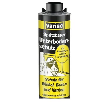   Variac UBC BK Oldószeres alvázvédő, gumi-gyanta töltésű, fekete 1 liter
