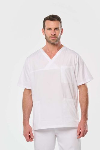 Designed to Work WK504 unisex egészségügyi tunika - white színben