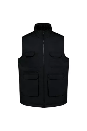 Designed to Work WK607 unisex párnázott mellény - black színben
