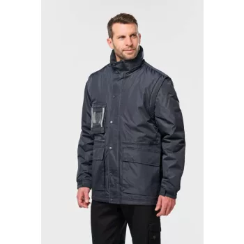 Designed to Work WK6106 parka kabát levehető ujjakkal