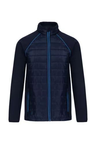 Designed to Work WK6147 unisex kétrétegű softshell dzseki - navy/light royal blue színben