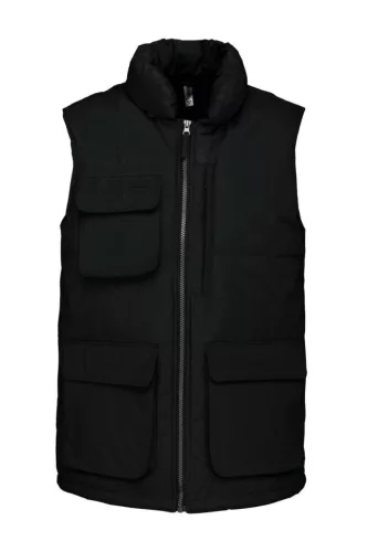 Designed to Work WK615 steppelt bélelt mellény - black színben