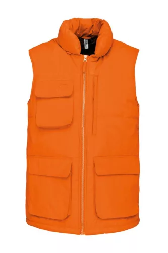 Designed to Work WK615 steppelt bélelt mellény - orange színben