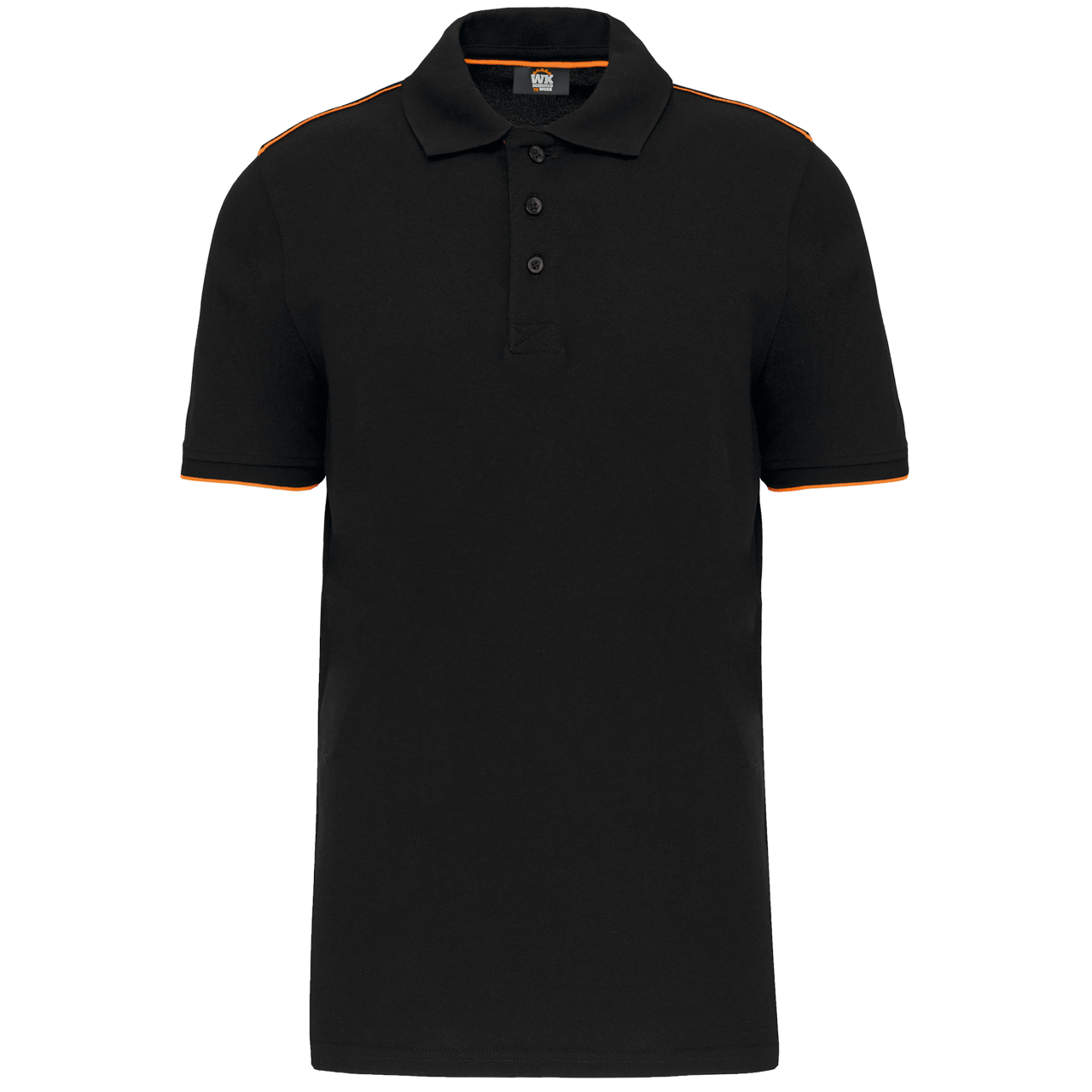 black/orange