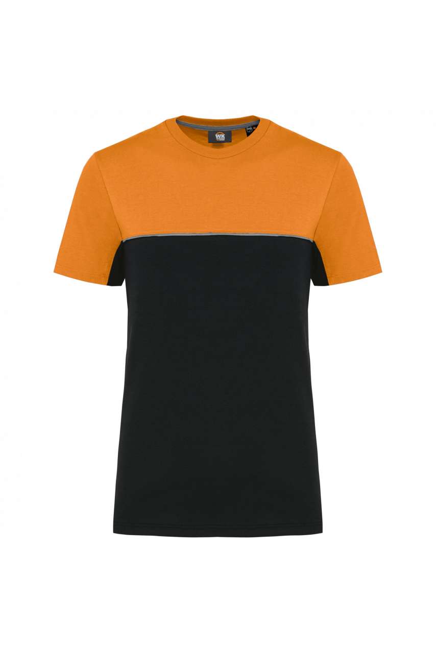 black/orange