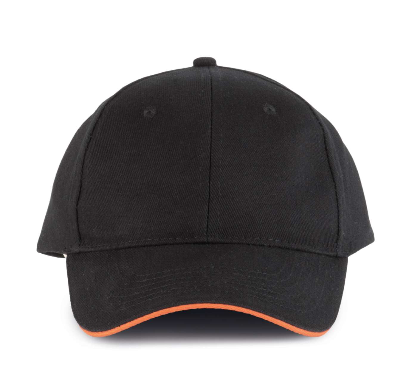 black/orange