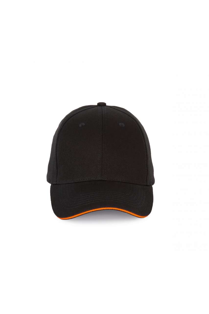 black/orange